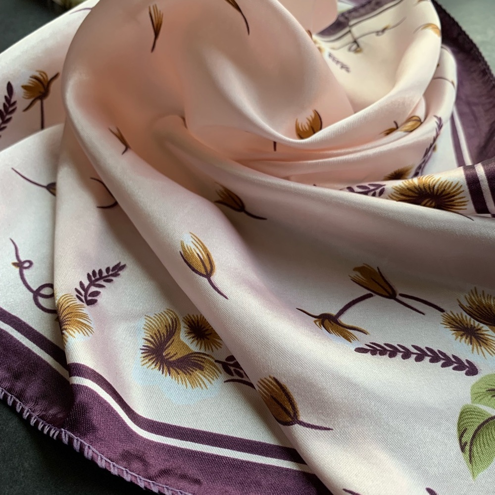 Soft Satin Scarves (Set of 4)